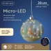 Kaemingk Подвесное украшение Шар LED, 14 см, зеленый