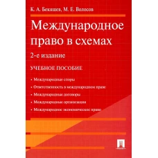 Международное право в схемах: Учебное пособие. 2-е изд. Бекяшев К.А., Волосов М.Е.