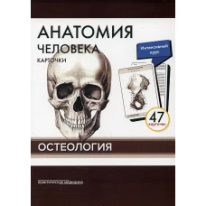 Анатомия человека: карточки. (47 шт) Остеология: Учебное пособие. Сапин М.Р., Николенко В.Н., Тимофеева М.О.