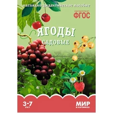 Ягоды садовые. Наглядно-дидактическое пособие. ФГОС