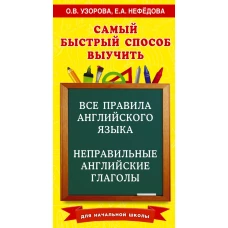 Все правила английского языка и неправильные английские глаголы. Для начальной школы