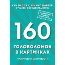 160 головоломок в картинках. Три уровня сложности